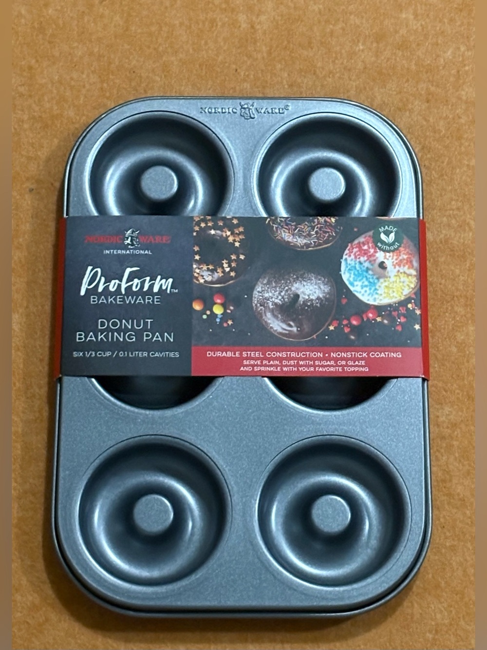 Nordic Ware 30042 6 Cavity Donut Pan